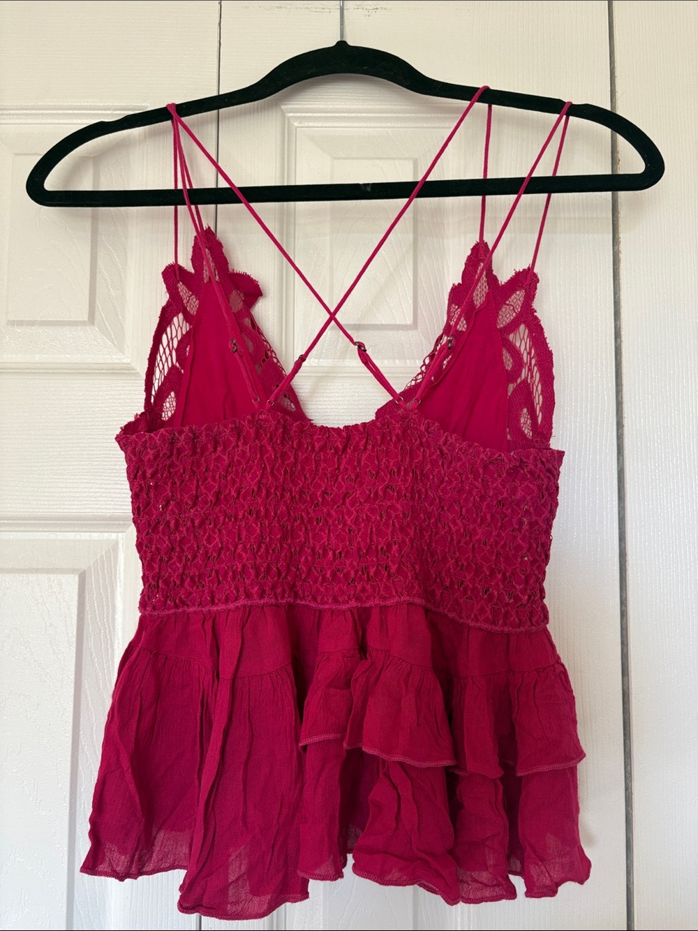 Free People Intimately FP One "Adella" Ruffled Cami Tank Top - Picture 3 of 3